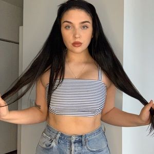 Club Monaco Crop Top RacerBack size 4